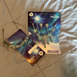 NWT Disney Elsa jewelry set and headband